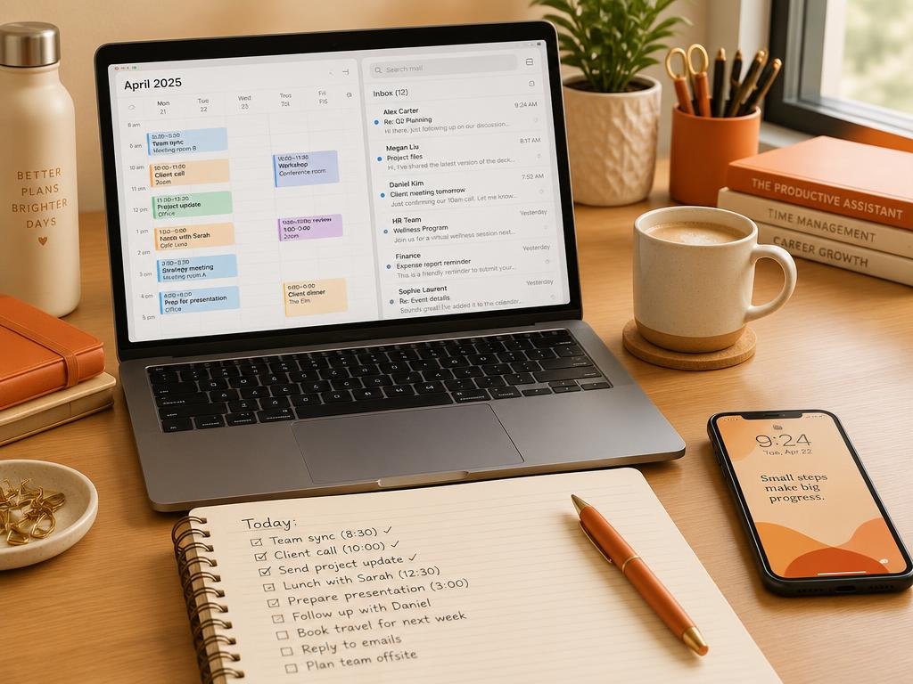 Admin / EA example — Inbox / Calendar / CRM / Operations